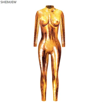 3D Печатни Фигура на Кожата на Тялото Cosplay Костюм Секси Гащеризон Боди За Възрастни Карнавальная Облекло За Партита S-XL Monos Mujer