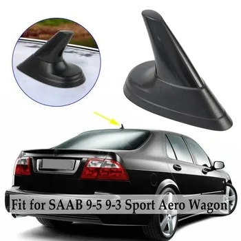 1x Автомобилна антена-манекен черен цвят за AERO -SAAB 9-3 9-5 93 95 Водоустойчив Автомобилна Антена от ABS-пластмаса Външни Детайли