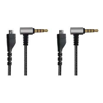 2X аудио кабел, гъвкава детска стерео слушалки, смяна на кабел за гейминг слушалки Steelseries Arctis 3/5/7 Pro