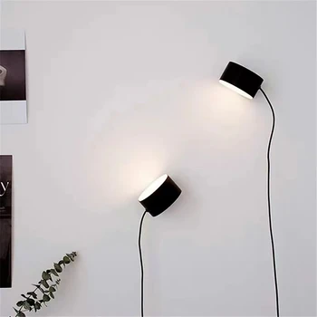 Led монтиран на стената лампа с магнитен осветление, модерен led монтиран на стената лампа, Прикроватное осветление за спалня, лампа за четене в закрито Fixtur Home CX103B
