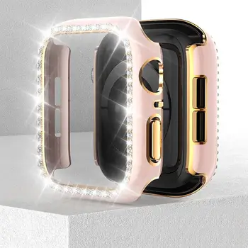 Калъф за часовници, подходящи за Apple Watch 6 5 4 SE 44 мм 40 мм Красива обвивка на екрана смарт часа anti-drop за iwatch 3 2 42 мм 38 мм