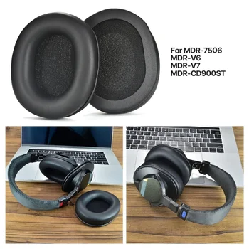 Амбушюры за слушалки Sony MDR-7506 MDR-V6 MDR-V7 MDR-CD900ST Слушалки Трайни Поролоновые Амбушюры Ръкави Протеинови Амбушюры
