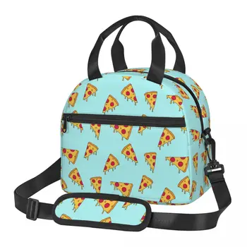 Аксесоари за рязане на пица с анимационни герои, Голяма изолирано чанта за обяд С регулируем пагон, термокружки за обяд