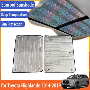 за Toyota Highlander Kluger XU50 2019-2014 2015 2016 Авто Люк На Покрива сенника на Предното Стъкло на Покрива Слънцезащитен Крем Топлоизолационни Аксесоари