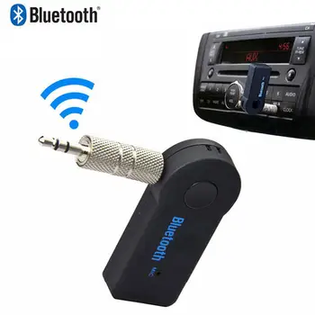 Адаптер безжичен приемник с Bluetooth 4.1 Стерео с 3.5 мм жак за автомобилната музика, Аудио Aux Слушалки за приемане на хендсфри за слушалки