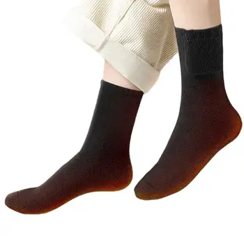 Зимните Самонагревающиеся Медицински Чорапи Дамски USB Акумулаторни Спортни Самонагревающиеся Масажни Къси Чорапи Удобна магнитна терапия