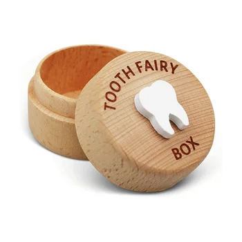 Скоростна Феята на зъбките, скъпа 3D Резбовани кутия за съхранение на паднали зъби, за спомен, за подарък и за момчета и за момичета, детски кутии за зъби