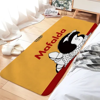 Mafaldas Декорация на дома, подложка за входната врата, Подложка за вана, Балкон, Килим за антре, Подложки за кухня, Сладък стая декор, Постелки за спални