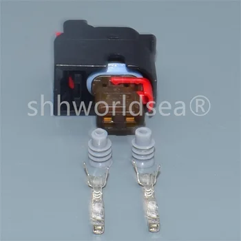 1 комплект автоматична 2-контакт с вилица 2098641 запечатани разклона за публикуване 2098641-6 електрически водоустойчив конектор с клеммами и тюлени