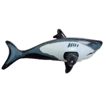 Надуваеми плаващи играчки Детски водни играчки Надуваеми играчки акули от PVC, имитирующая надувное животно за плуване, детски играчки за детски басейна