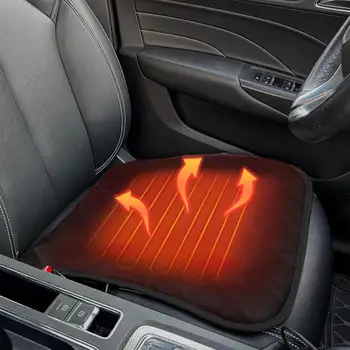 12 В Възглавница за стол с топъл Възглавница за седалката на колата с топъл Интелигентен Контрол на температурата Отопляеми седалки за инвалидни колички е Топло