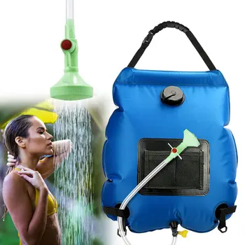 20-литровата туристическа чанта за душата, сгъваеми чанти за съхранение на вода, Преносими нагревателни чанти за душата, чанти за къпане, Оборудване за приготвяне на храна в банята