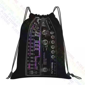 Roland 303-41 Acid Edm Skool Rave House Music Ретро Moog Синтезатор Чанти На съвсем малък Спортна чанта Училищна Спортна чанта