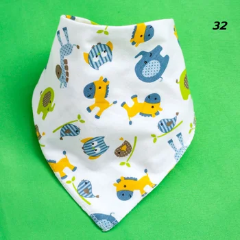Детски памук лигавник, моющаяся двупластова детска плат от оригване за момчета и момичета, триъгълен шал копчета, Чудесен подарък за еднократна употреба DIN889