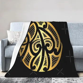 Golden Maori Tribal, Ультрамягкое одеяло от микрофлиса
