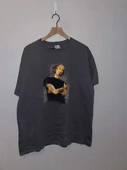 2003 Година, Шекспиров фестивал в Колорадо, графична сива тениска 2000-те години на Y2K XL с дълги ръкави X-Larg
