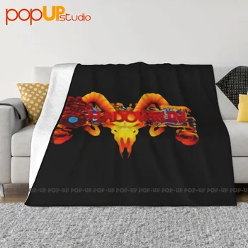 Одеяло с логото на Shadowrun Dragon Skull, гъст воал със защита от търкалянето, покривка за дивана в спалнята