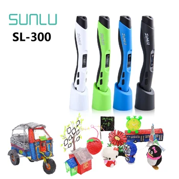 SUNLU SL-300 3D Дръжка С Подкрепата на Конци Спиралите PLA/1,75 ММ ABS За Интелектуална Печат Разгледайте Творчески Занаяти САМ Подаръци Бърза Доставка