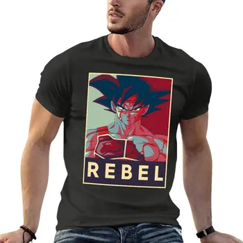 Rebel Bardock Аниме и Манга Тениска Оверсайз Лятна Мъжки Дрехи от 100% Памук Градинска Дрехи Големи размери Топ Тениска