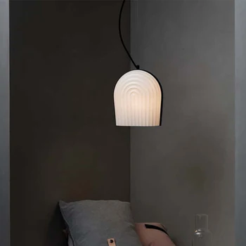 Полилей от леглото в спалнята Nordic Denmark, креативна модерна и лесна индивидуалност, дизайнер на бара на ресторанта, малка лампа