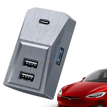 Хъб, Докинг Станция, Зарядно за Кола Жабката За Tesla, за многократна употреба на USB-Хъб Интелигентен Сензор Жабката За Tesla Model Y Модел 3