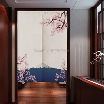 Японската врата завеса Укие-ъ Noren, Пердета за спалня, кухня, Украса за влизане в къщата, Адаптивни завеси за отвора на вратата