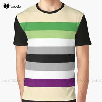Гордостта Aroace! Мъжка тениска с графичен дизайн, тениски с дигитален печат, подарък за коледа, нова популярна градинска облекло Xxs-5Xl