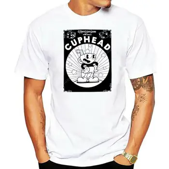 Новоприбывшие унисекс тениски с къс ръкав Cuphead A Run & Gun Game В главните роли Cuphead, camiseta ал hombre, camiseta personalizada