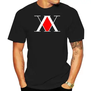 Мъжка тениска с класически логото на Hunter X Hunter от аниме и манга, тениска 2019, Ново записване, мъжки t-shirt, новост