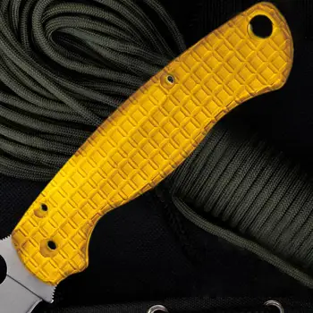 Обичай Прозрачни Везни Ultem PEI Grip Handle за Ножове Spyderco C81 Paramilitary 2 Para2 САМ Making Accessories Pa J5X8