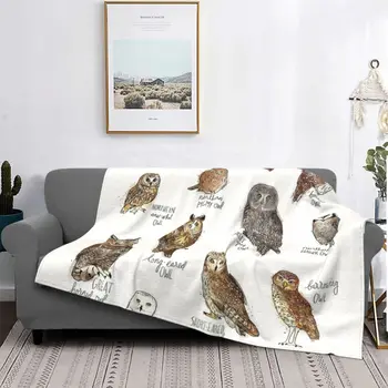 Owls - ультрамягкое одеяло от микрофлиса.