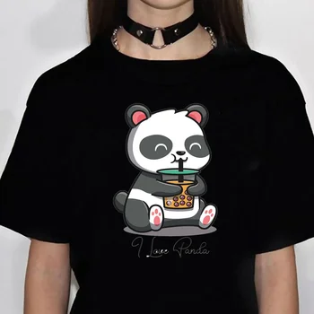 Женска тениска Bubble Tea с комиксами, манга Y2K, тениска за момичета, графична облекло y2k