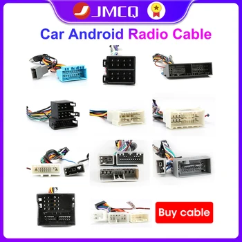Аксесоари за авто радио JMCQ Android, жак адаптер, кабел Plug and Play за Nissan, Toyota, Mitsubishi, Honda Hyundai Kia