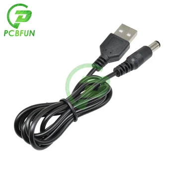 Кабел преобразуване USB захранване от USB преди DC5,5 * 2,5 мм Кабели за постоянен ток, Кабел за пренос на данни-80 см