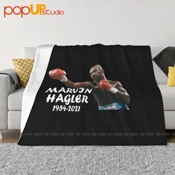 Прекрасен Марвин Hagler Реап Marvin Hagler 1954 2021 Шампион в средна категория Одеяло С висока Облегалка Може да се Пере в машина