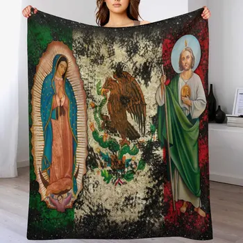 Индивидуално сублимационное одеяло от мека кърпа с религиозни принтом
