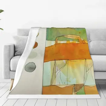 Плик абстрактно одеяло, покривка за легло, Плажен разтегателен диван за зимата