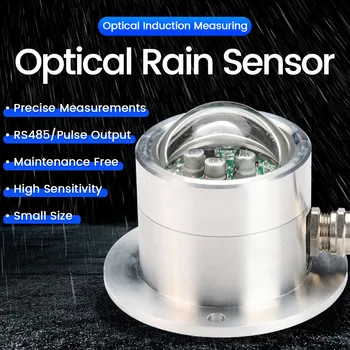 Сензор за времето на открито Двоен Изходен Сигнал RS485 Импулсен машина за висока точност Инфрачервен Оптичен Модул Сензор за дъжд с резолюция 0,1 мм