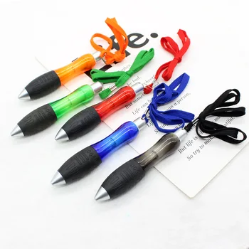 20pcs Химикалка писалка за пресоване на Пластмасови въжета Подарък дръжка Рекламни химикалки с подвешенной врата