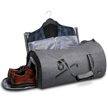 Нова мъжка спортна чанта, сгъваема чанта за костюм, многофункционална спортна чанта с голям капацитет, градинска чанта за фитнес, водоустойчив Бизнес пътна чанта