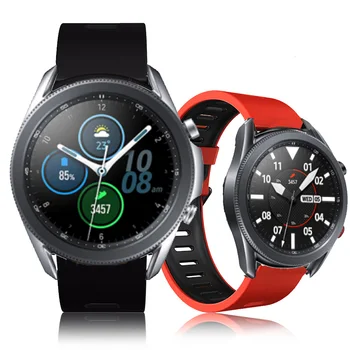 Силиконов Спортен Гривна За Samsung Galaxy Watch 3 45 мм Аксесоари за Умен часа 22 мм и Каишка за часовник Въжета за Huawei GT Pro/2 46 мм