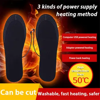 Стелки за обувки с USB-отопляеми, електрически топло за краката, топло за чорапи, подложка за зимни спортове на открито, греющая стелка, директна доставка