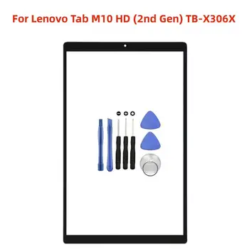 За Lenovo Tab M10 HD (2-ро поколение) TB-X306X TB-X306F/V X306 Сензорен LCD дисплей от Предната Външна Стъклен панел на Обектива Капачка за сензорен екран, Без ОСА