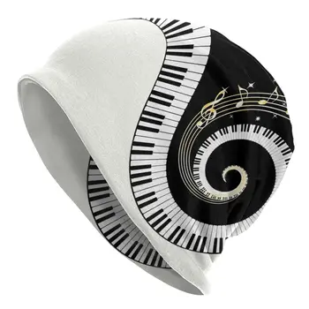 Художествена клавиатура за пиано, шапка-качулка, хип-хоп музика на открито, музикални тюбетейки, шапка, мъжка и дамска лятна шапка с двойно предназначение
