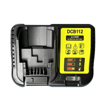 DCB112 Литиева Батерия Зарядно Устройство За Dewalt 10,8 В 12 14,4 18 На 20 В DCB206 DCB205 DCB204 DCB203 DCB120 DCB105 Plug EU
