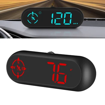 GPS-измерване на скоростта G9, автоматичен HUD дисплея, бордови компютър, аларма за скорост на автомобил за всички автомобили, аксесоари